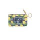 S19-9-2-MB0157NV - PINEAPPLE STRIPE ID WALLET & DETACHABLE LANYARD -  NAVY/6PCS